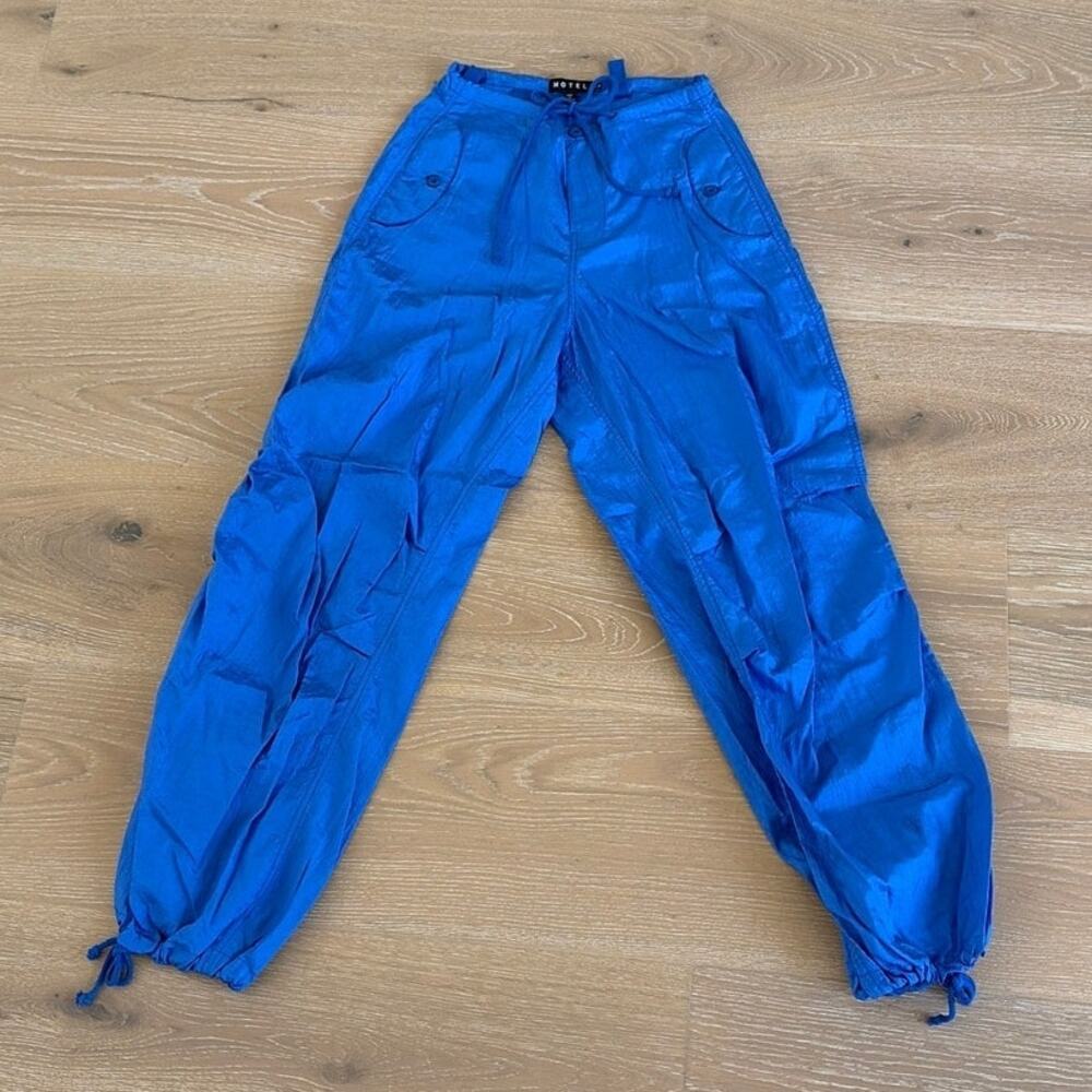 Motel Parachute Pants Size XXS Blue